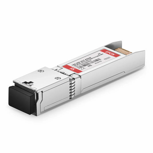 ZTE Compatible 10G EPON OLT SFP+ 1577nm-TX/1270nm-RX and 1490nm-TX/1310nm-RX Class PR30 20km DOM Simplex SC/UPC SMF Optical Transceiver Module (Industrial)