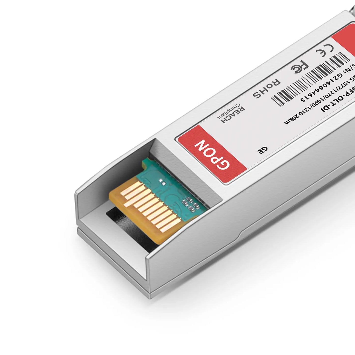 Generic Compatible XG-PON&GPON Combo OLT SFP+ 1577nm-TX/1270nm-RX and 1490nm-TX/1310nm-RX Class D 20km DOM Simplex SC/UPC SMF Optical Transceiver Module