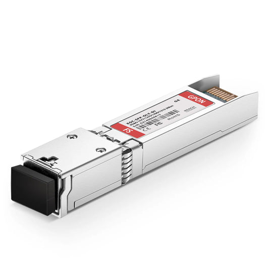 Generic Compatible XG-PON&GPON Combo OLT SFP+ 1577nm-TX/1270nm-RX and 1490nm-TX/1310nm-RX Class D 20km DOM Simplex SC/UPC SMF Optical Transceiver Module
