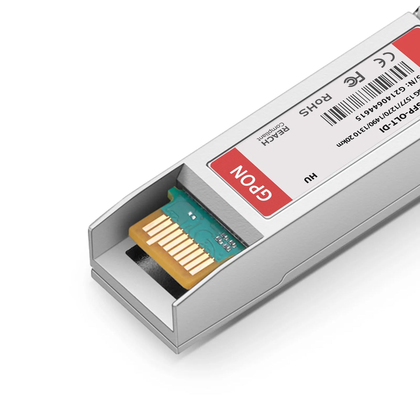 HW Compatible XG-PON&GPON Combo OLT SFP+ 1577nm-TX/1270nm-RX and 1490nm-TX/1310nm-RX Class D 20km DOM Simplex SC/UPC SMF Optical Transceiver Module