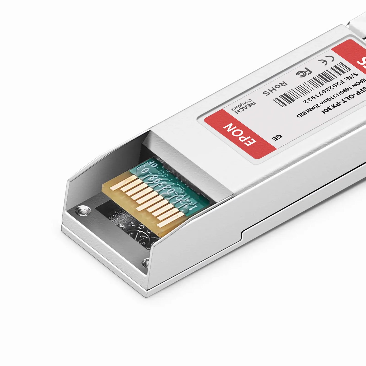 Generic Compatible EPON OLT SFP 1490nm-TX/1310nm-RX 1.25G-TX/1.25G-RX Class PX30 20km DOM Simplex SC/UPC SMF Optical Transceiver Module (Industrial)