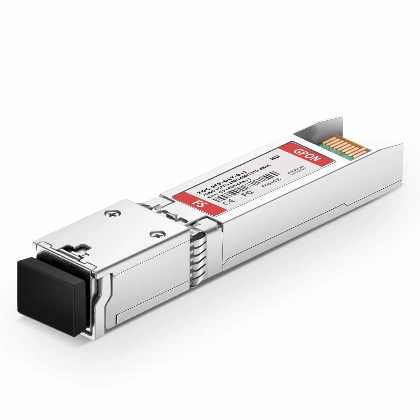 HW Compatible XG-PON&GPON Combo OLT SFP+ 1577nm-TX/1270nm-RX and 1490nm-TX/1310nm-RX Class B+ 20km DOM Simplex SC/UPC SMF Optical Transceiver Module (Industrial)
