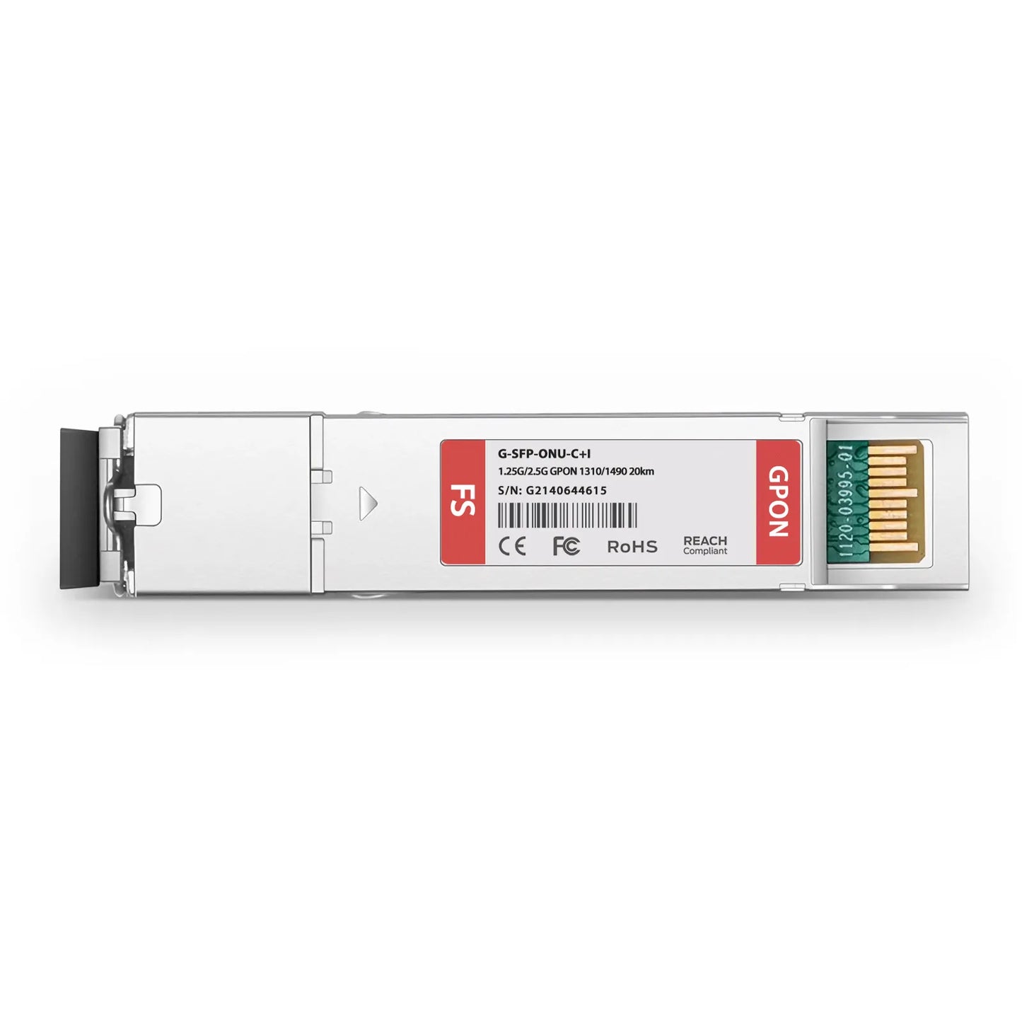 Customized GPON ONU SFP 1310nm-TX/1490nm-RX 1.244G-TX/2.488G-RX Class C+ 20km DOM Simplex SC/APC SMF Optical Transceiver Module (Industrial)