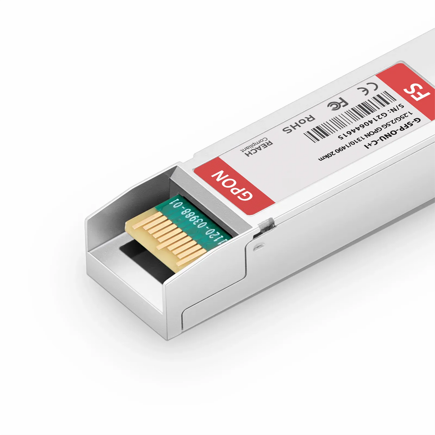 Customized GPON ONU SFP 1310nm-TX/1490nm-RX 1.244G-TX/2.488G-RX Class C+ 20km DOM Simplex SC/APC SMF Optical Transceiver Module (Industrial)
