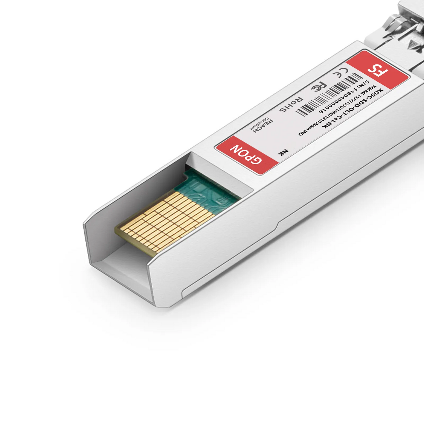 NOKIA Compatible XGS-PON&GPON Combo OLT SFP-DD 1577nm-TX/1270nm-RX and 1490nm-TX/1310nm-RX Class C+ 20km DOM Simplex SC/UPC SMF Optical Transceiver Module (Industrial)