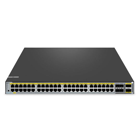 S5860-48MG-U, 48-Port Ethernet L3 PoE++ Switch, 48 x 5GBASE-T/Multi-Gigabit Ports, 4 x 25Gb SFP28 Uplinks, with 2 x 40Gb QSFP+ Uplinks, Support Stacking, Broadcom Chip