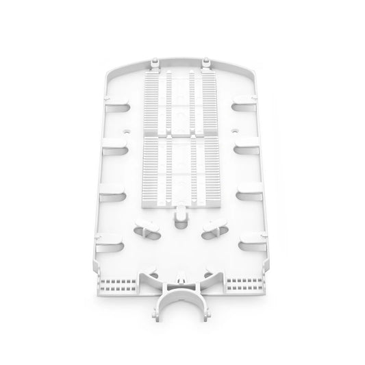 48 Fibers Fusion Splice Tray for Heat-Shrink Fusion Splices, 0.47" x 5.51" x 12.87", Suitable for FS-S074-1O6R-6-48F