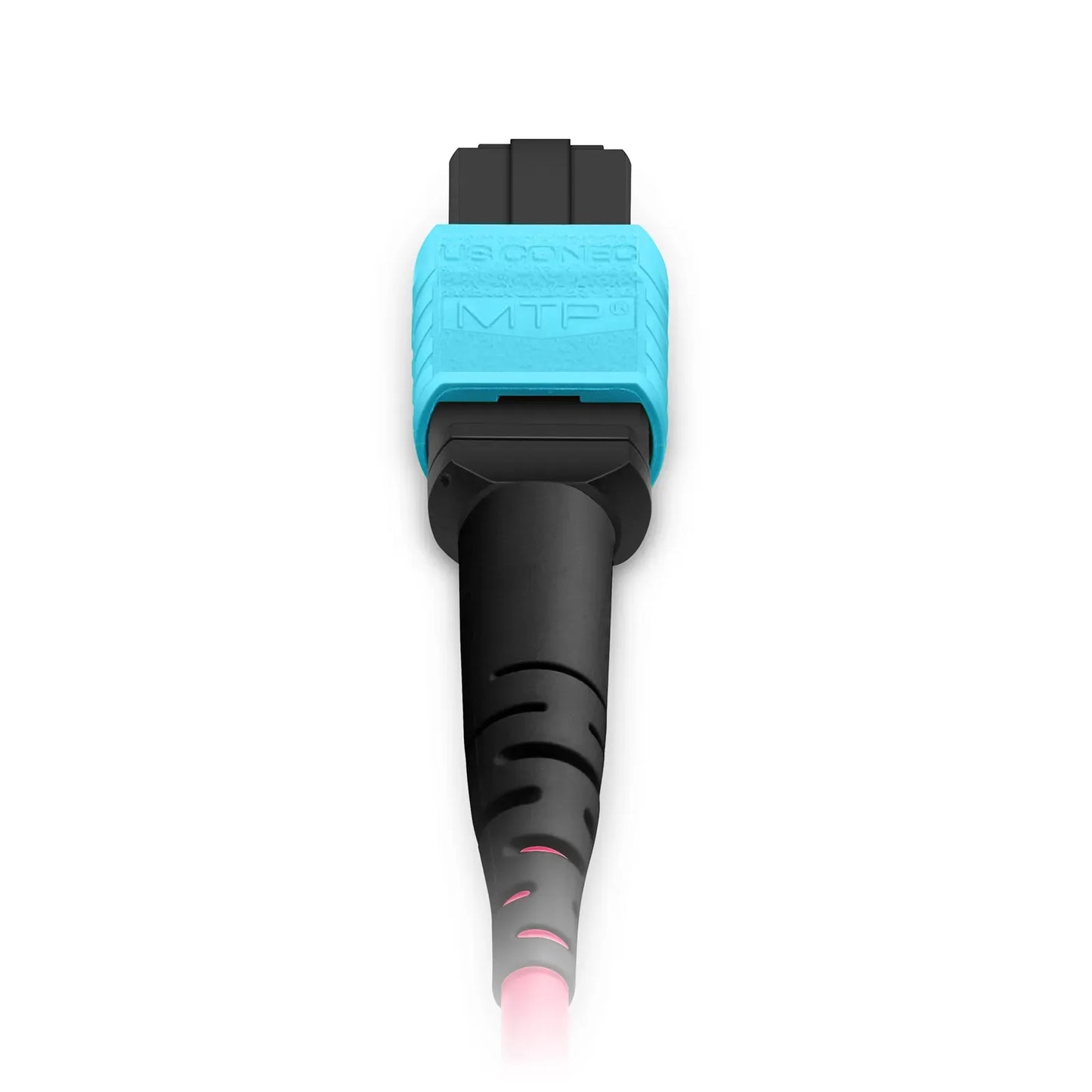 5m (16ft) MTP® Jumper, MTP®-12 UPC (Female) to MTP®-12 UPC (Female), 12 Fibers, Multimode (OM4), Plenum (OFNP), 0.35dB Max, Type A, Magenta