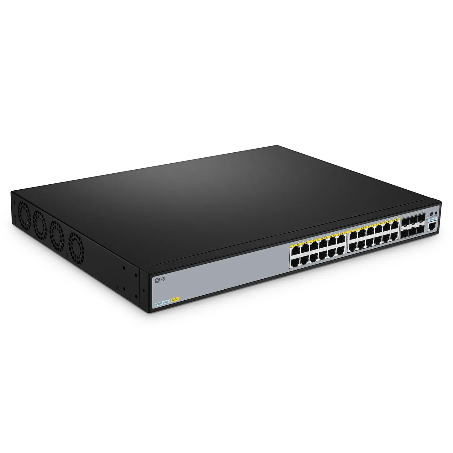 S3260-24MU, 24-Port Ethernet L2+ PoE++ Switch, 24 x 2.5GBASE-T/Multi-Gigabit, with 6 x 10Gb SFP+ Uplinks