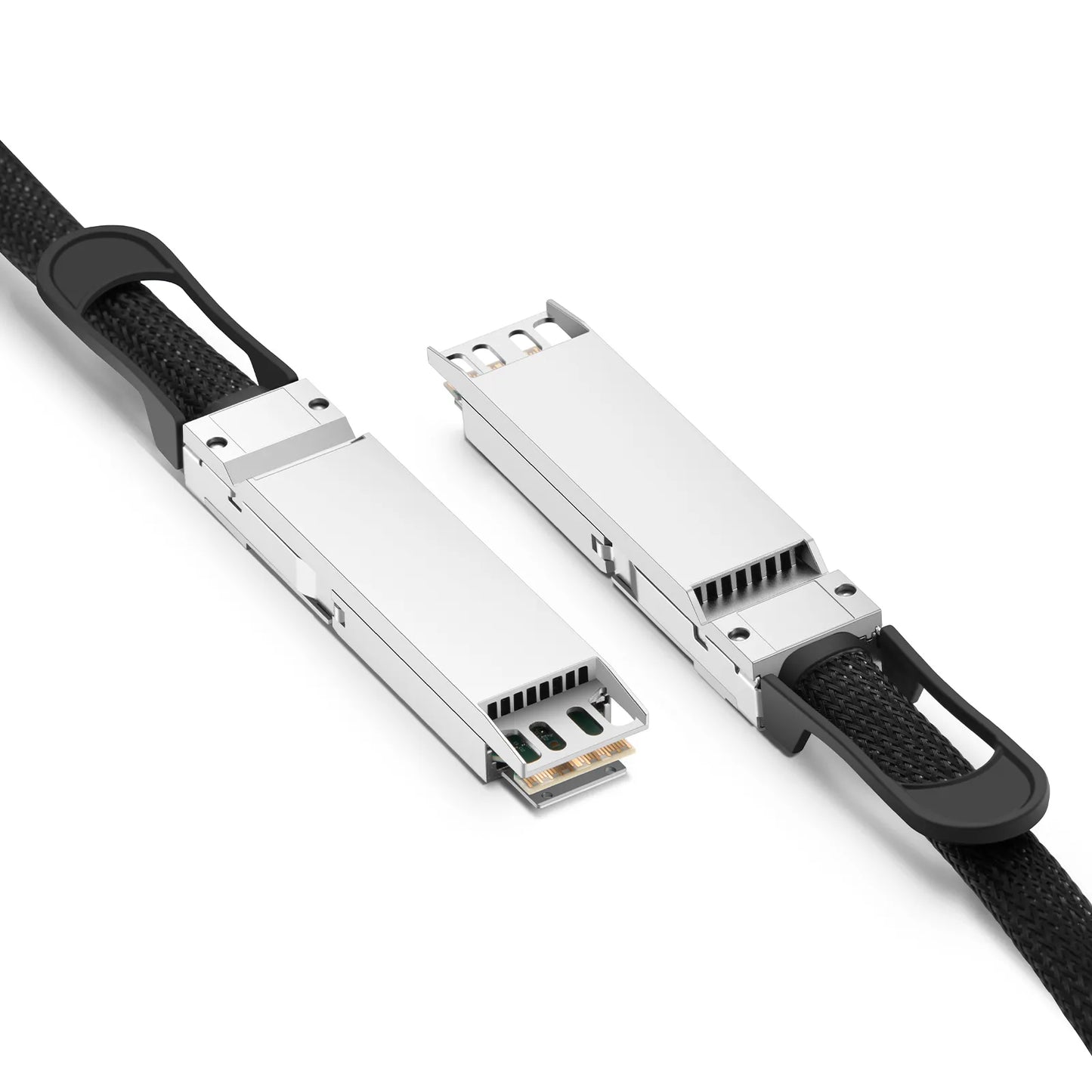 0.5m (2ft) Generic Compatible 1.6T OSFP224 8 x 200G PAM4 Closed Finned Top Passive Direct Attach Copper Twinax Cable