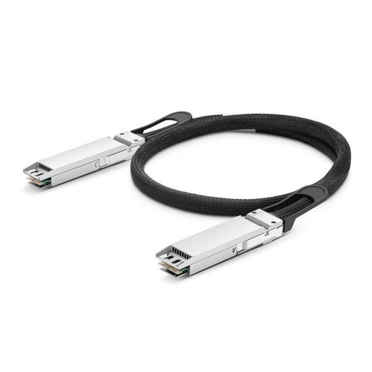 0.5m (2ft) Generic Compatible 1.6T OSFP224 8 x 200G PAM4 Closed Finned Top Passive Direct Attach Copper Twinax Cable