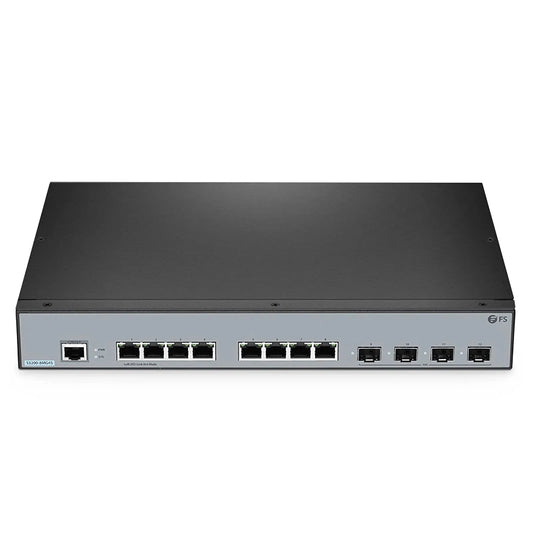 S3200-8MG4S, 8-Port Ethernet L2+ Switch, 8 x 100M/1000M/2.5G Multi-Gigabit RJ45, with 4 x 10Gb SFP+ Uplinks