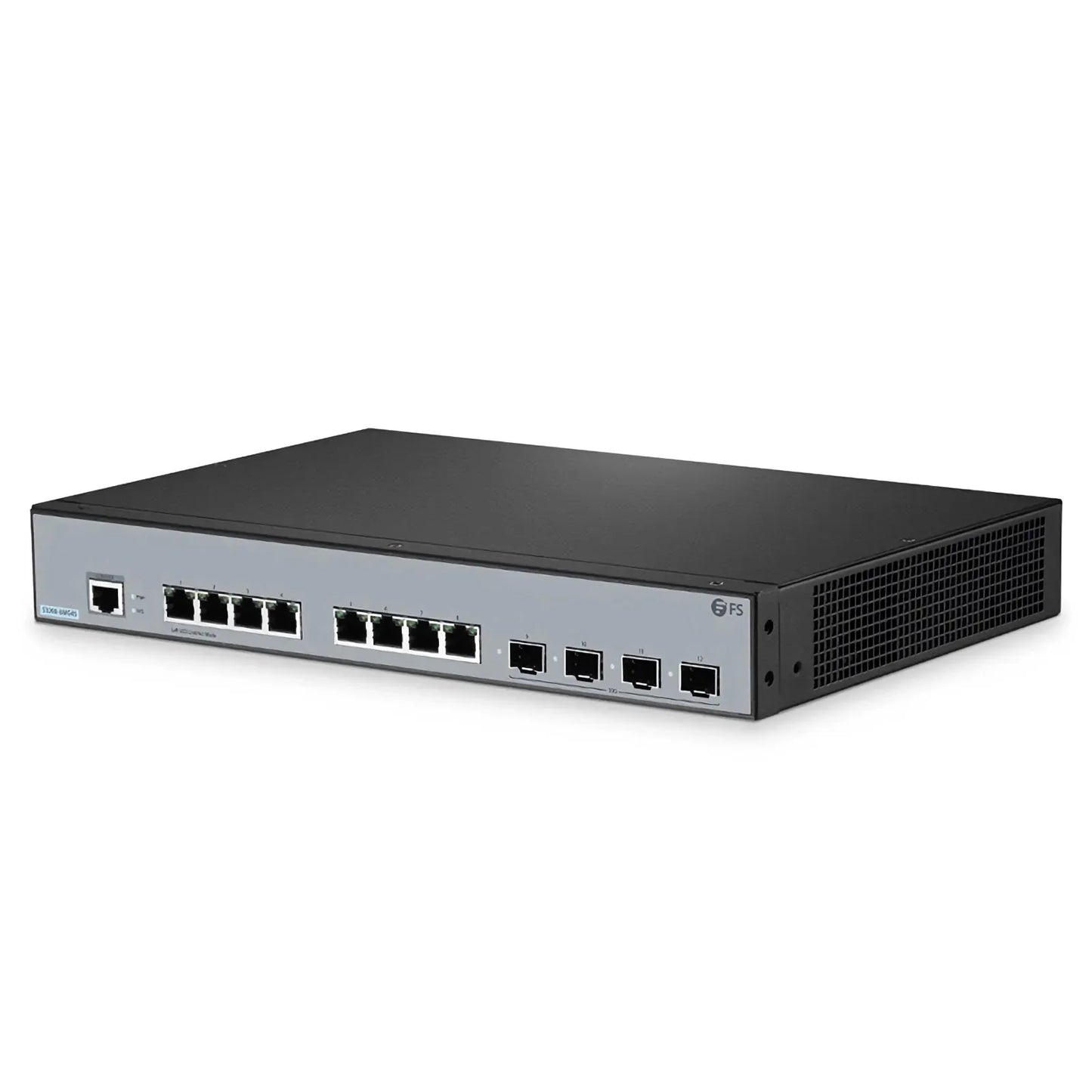 S3200-8MG4S, 8-Port Ethernet L2+ Switch, 8 x 100M/1000M/2.5G Multi-Gigabit RJ45, with 4 x 10Gb SFP+ Uplinks