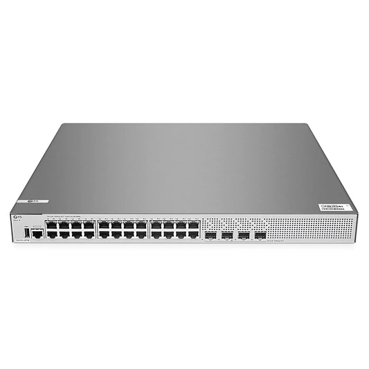 S3270-24TM, 24-Port Gigabit Ethernet L2+ Switch, 24 x Gigabit RJ45, with 4 x 1/2.5Gb SFP Uplinks, Broadcom Chip, Fanless