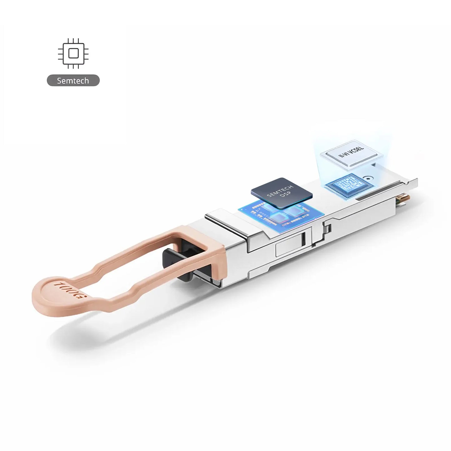 Cisco QSFP-100G-SR4-S Compatible 100GBASE-SR4 QSFP28 4 x 25G NRZ 850nm 100m DOM MPO-12/UPC MMF Optical Transceiver Module, Breakout to 4 x 25G-SR