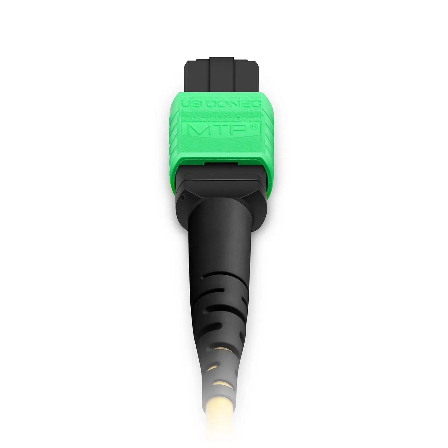 100m (328ft) MTP® Jumper, MTP®-12 APC (Female) to MTP®-12 APC (Female), 12 Fibers, Single Mode (OS2), Plenum (OFNP), 0.35dB Max, Type B, Yellow, with Spool
