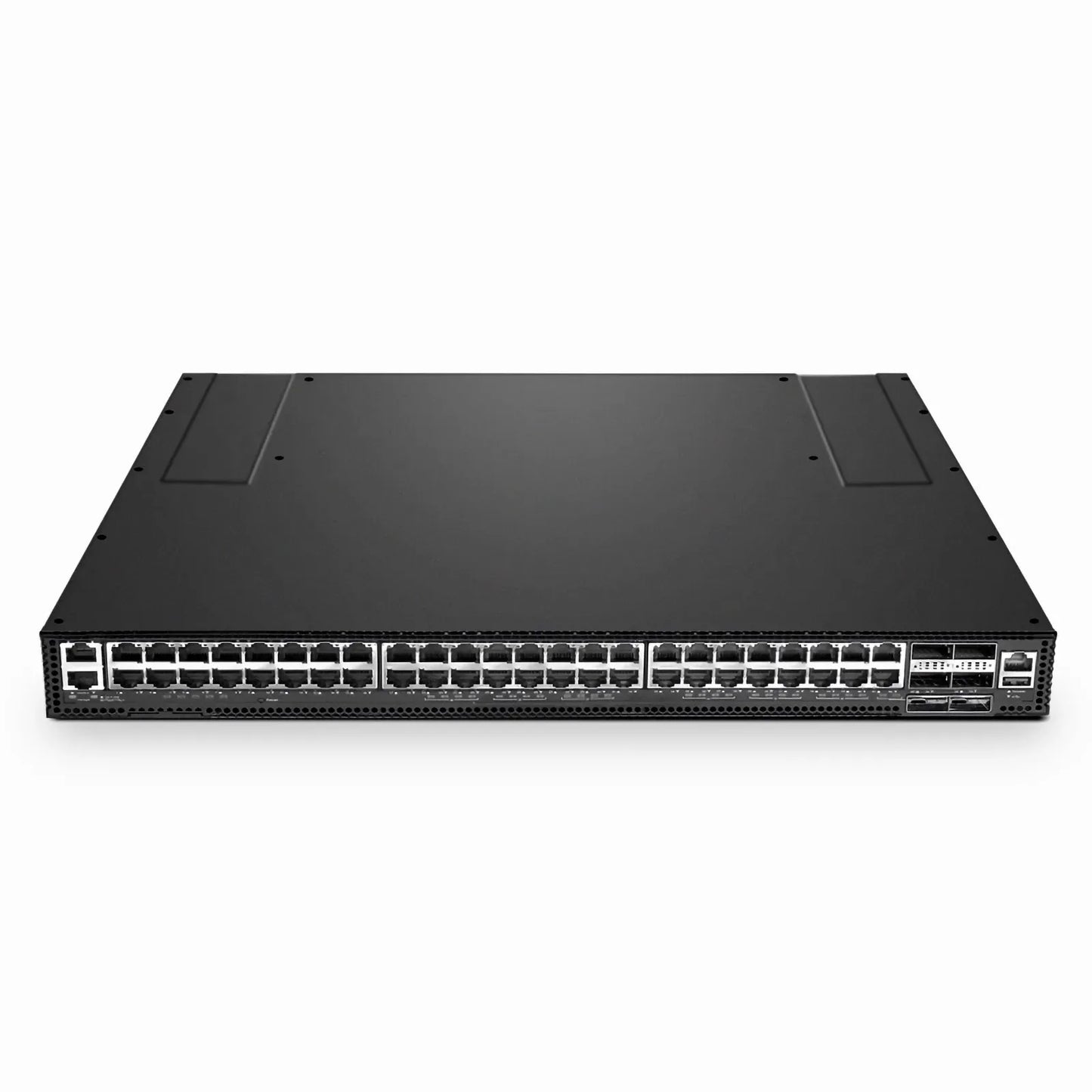 N5850-48X6C, 48-Port Ethernet Data Center Switch, 48 x 10G RJ45, with 6 x 100G QSFP28 Uplinks, PicOS®, Broadcom Trident 3 Chip, Front-to-Back Airflow