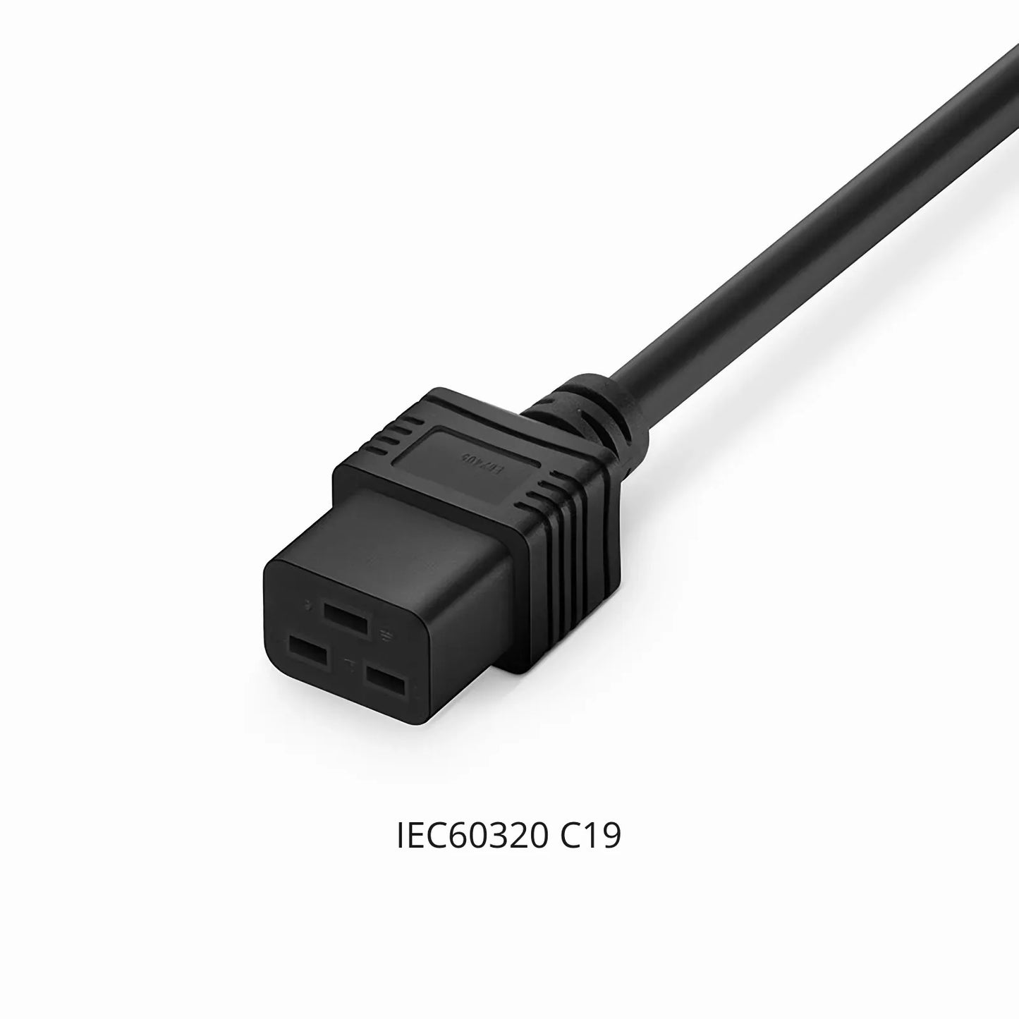 10ft (3m) IEC60320 C14 to IEC60320 C19 14AWG 250V/15A Power Cord, Black