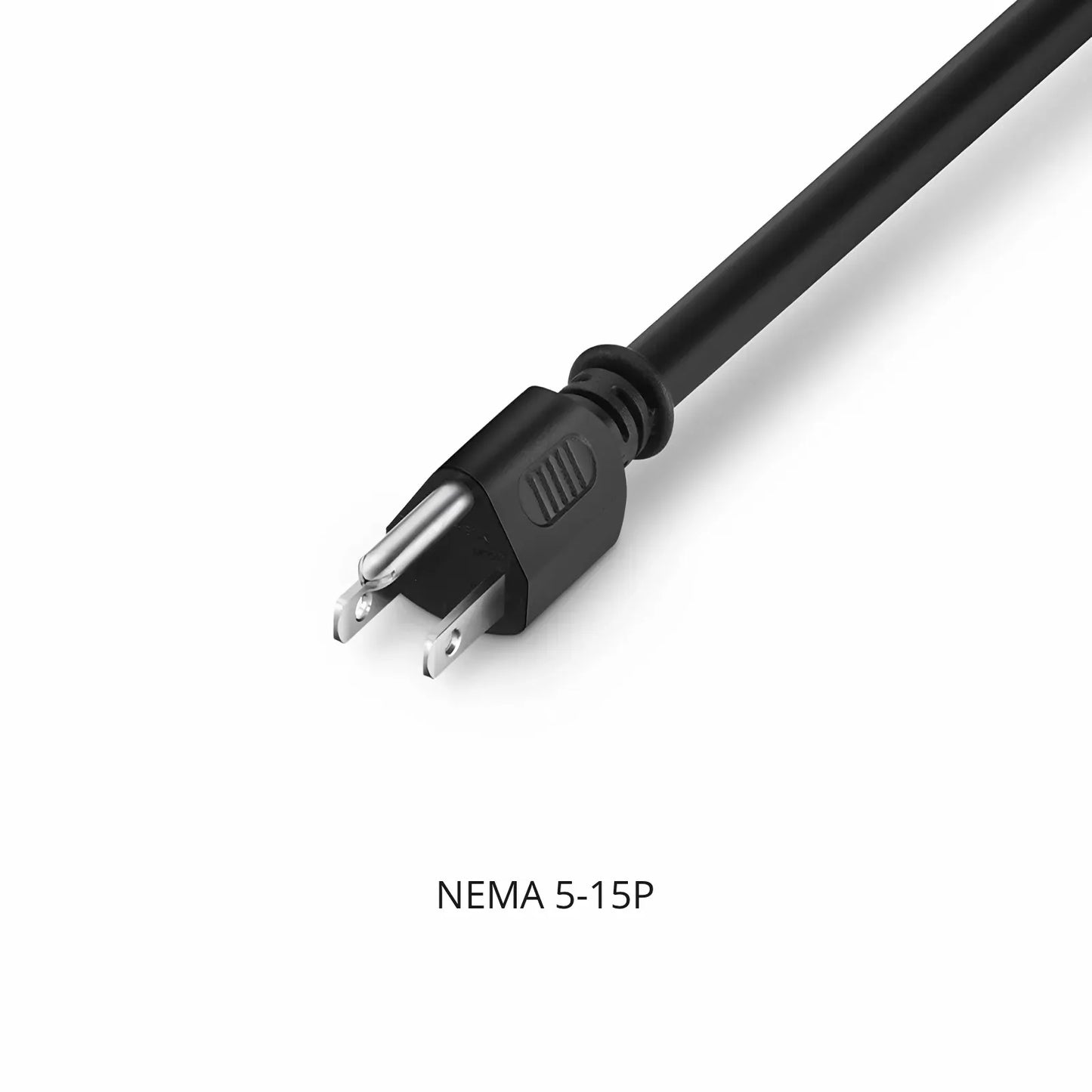 3ft (0.9m) NEMA 5-15P to IEC60320 C15 Heavy-Duty 14AWG 125V/15A Power Cord, Black