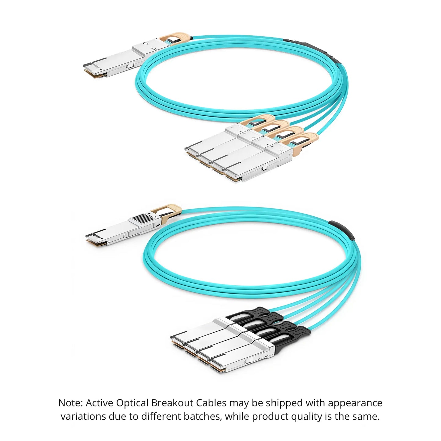 10m (33ft) Arista Networks Compatible 400G QSFP-DD 8 x 50G PAM4 to 4 x 100G QSFP28 4 x 25G NRZ Active Optical Breakout Cable