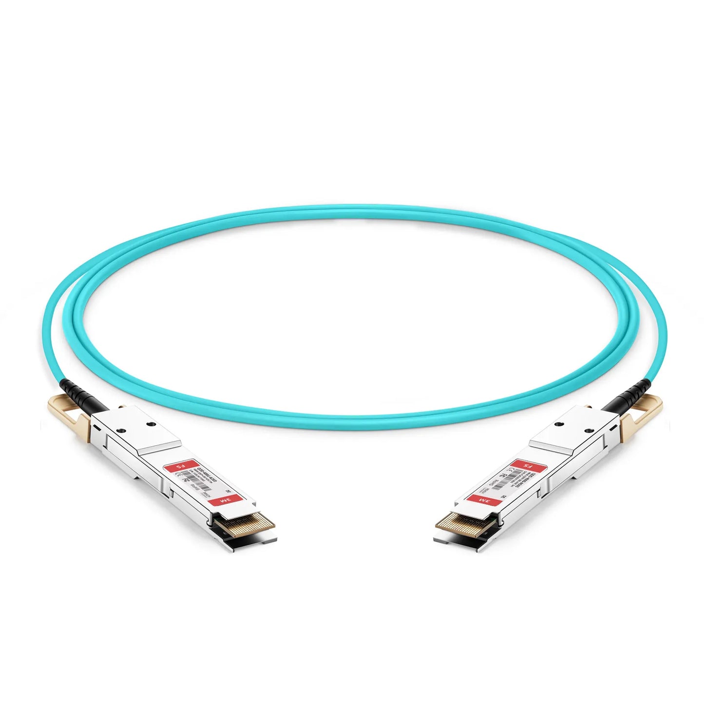 3m (10ft) Dell AOC-Q56DD-400G-3M Compatible 400G QSFP-DD 8 x 50G PAM4 Active Optical Cable