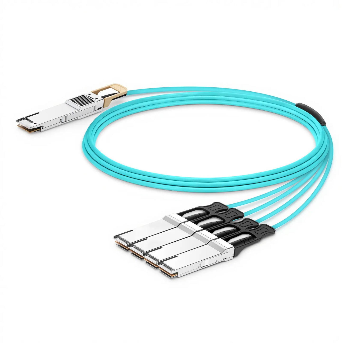 15m (49ft) Arista Networks Compatible 400G QSFP-DD 8 x 50G PAM4 to 4 x 100G QSFP28 4 x 25G NRZ Active Optical Breakout Cable