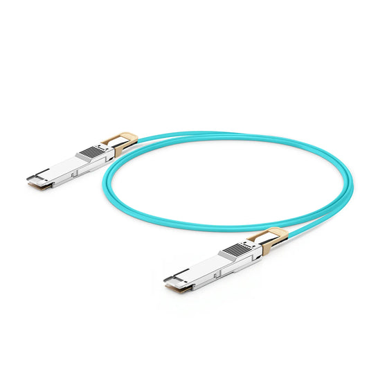 3m (10ft) Dell AOC-Q56DD-400G-3M Compatible 400G QSFP-DD 8 x 50G PAM4 Active Optical Cable
