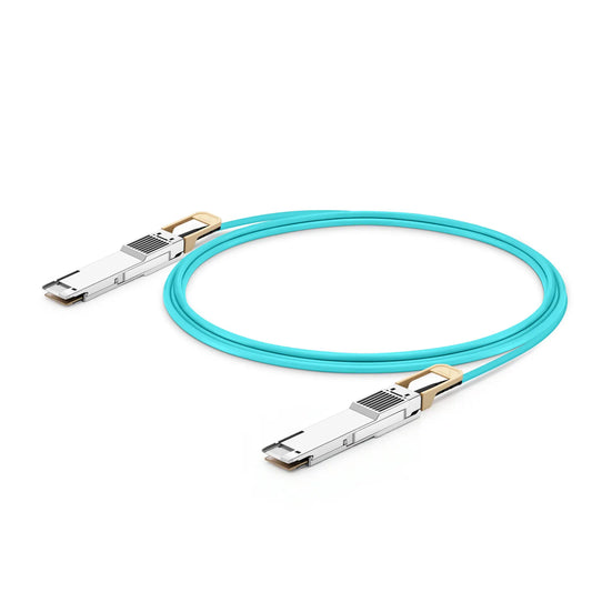 10m (33ft) 400G QSFP-DD 8 x 50G PAM4 Active Optical Cable for FS Switches