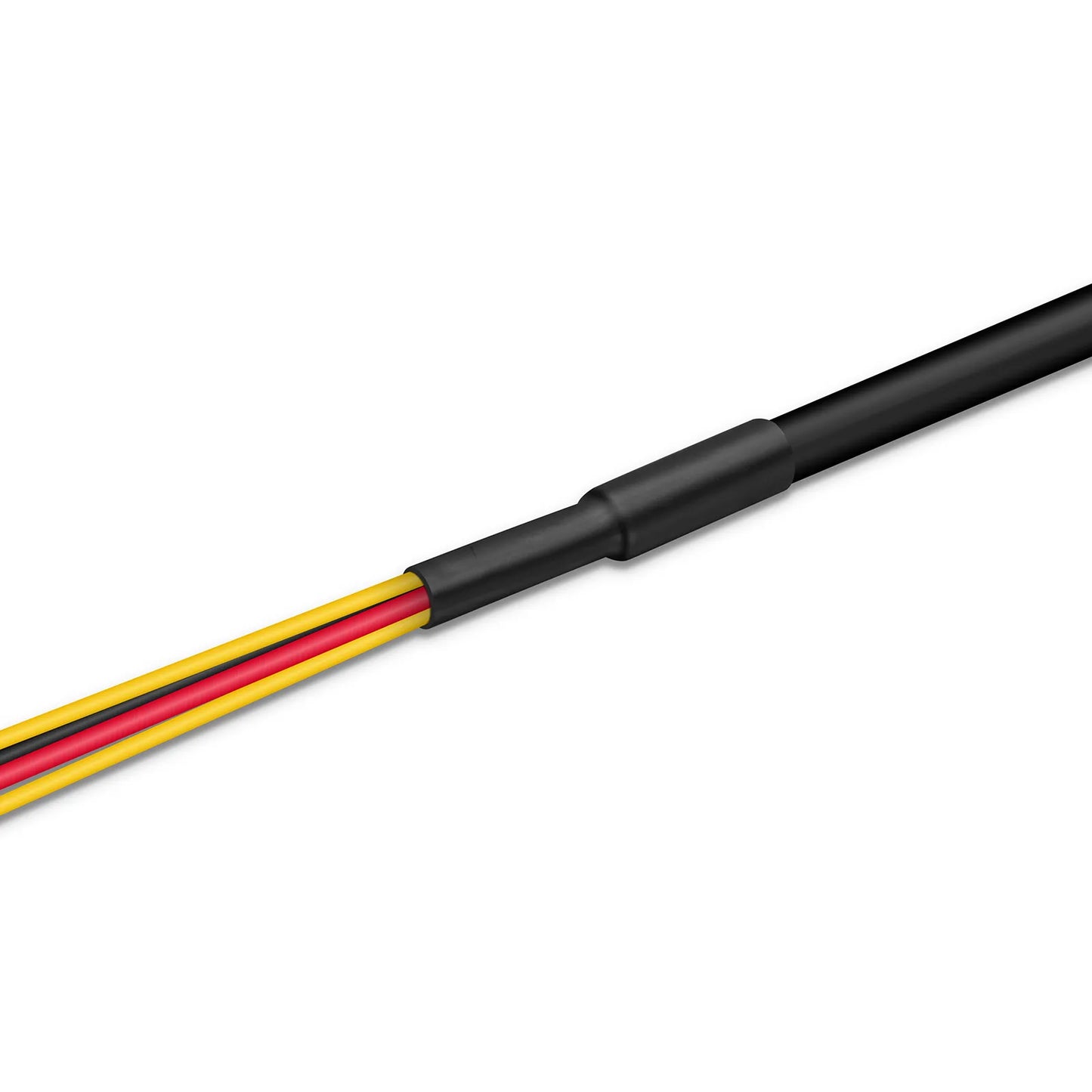 200m (656ft) Hybrid Fiber and Power Cable, Indoor, Plenum (OFNP), Single Mode (OS2), 2 Fibers, Tight-Buffered, LC UPC Simplex to LC UPC Simplex, 2 Conductors 12AWG