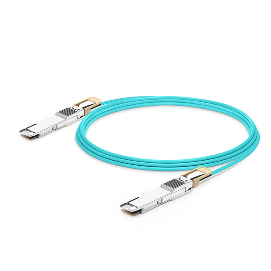 15m (49ft) Dell AOC-Q56DD-400G-15M Compatible 400G QSFP-DD 8 x 50G PAM4 Active Optical Cable