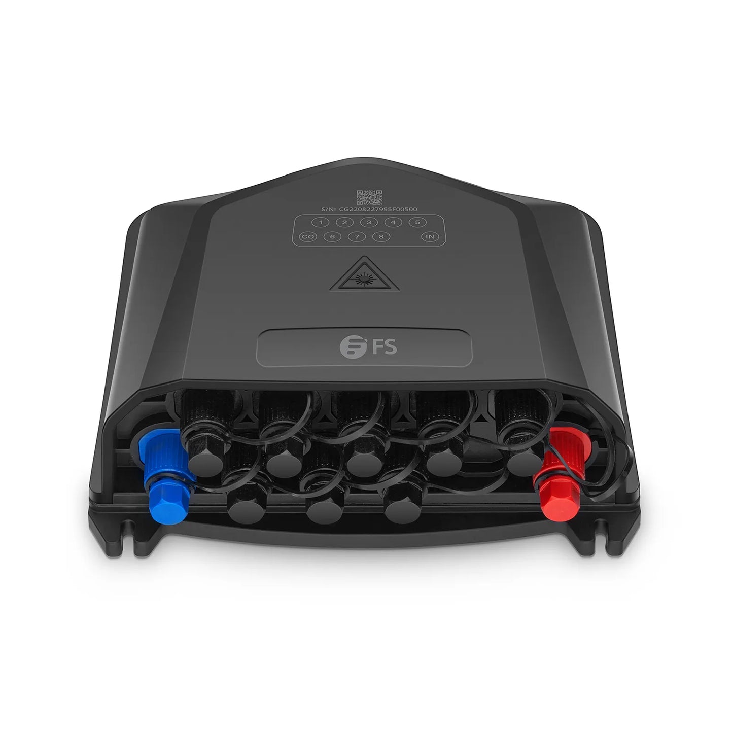 Fully Pre-Terminated Sub Box for Quick ODN, 10 ports, Hot-Melting (Non-open), 1x 9 Splitter (80:20), SC Hardened Adapter, Insertion Loss ≤2.2dB-16.3dB, Return Loss ≥55dB, PP+GF, IP68, Wall/Pole/Aerial, Indoor/Outdoor