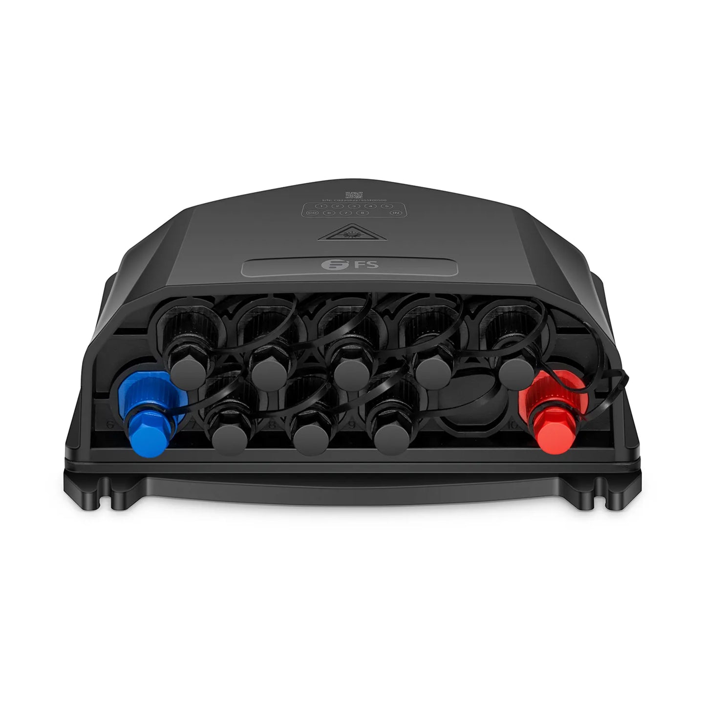 Fully Pre-Terminated Sub Box for Quick ODN, 10 ports, Hot-Melting (Non-open), 1x 9 Splitter (80:20), SC Hardened Adapter, Insertion Loss ≤2.2dB-16.3dB, Return Loss ≥55dB, PP+GF, IP68, Wall/Pole/Aerial, Indoor/Outdoor