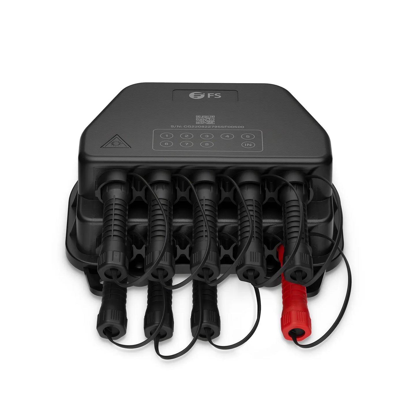 Universal Pre-Terminated End Box for Quick ODN, 9 ports, Mechanical Seal, 1x 8 Splitter, Hardened SC/APC Adapter, Insertion Loss ≤10.8dB, Return Loss ≥55dB, PC+ABS, IP65, Wall/Pole/Aerial, Indoor/Outdoor