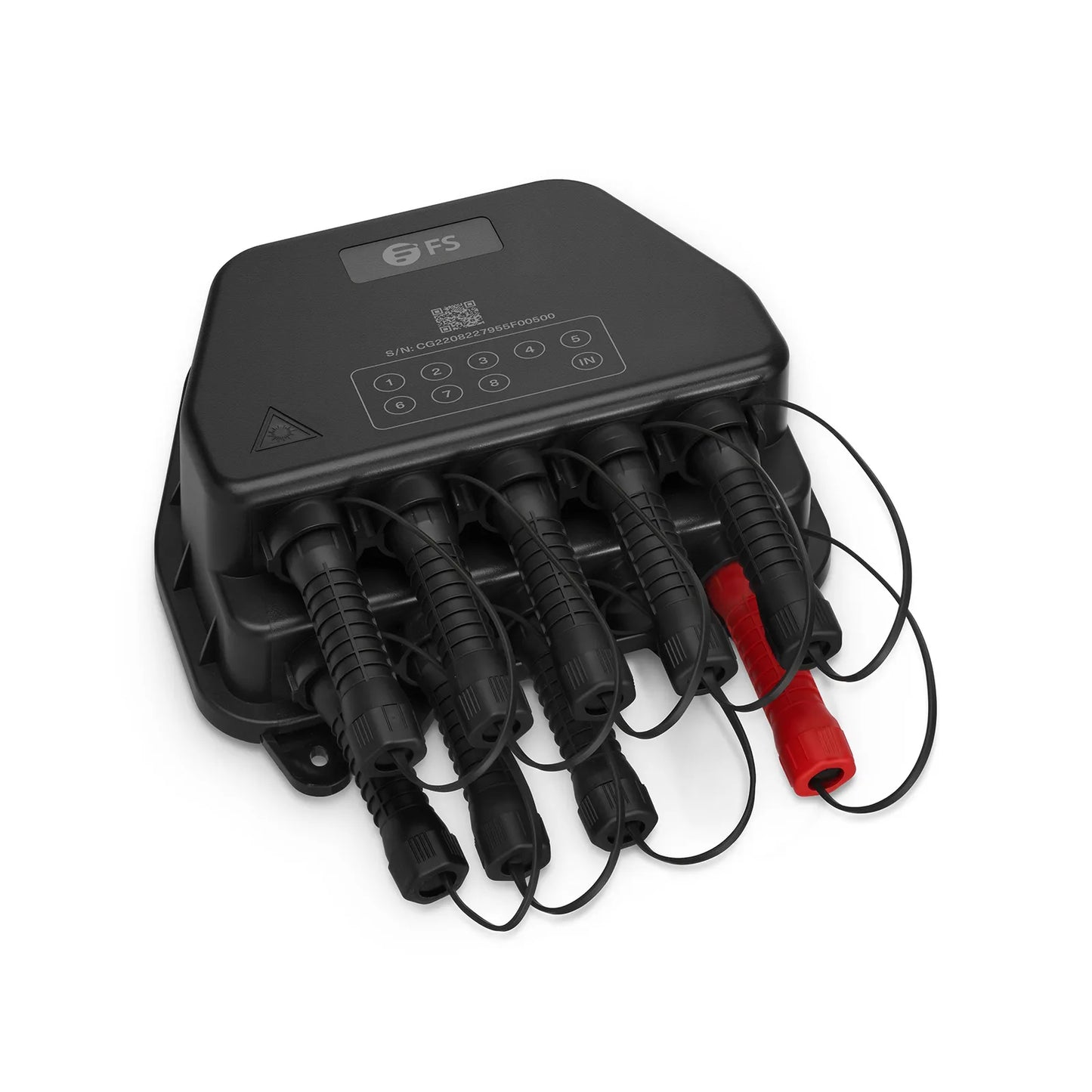 Universal Pre-Terminated End Box for Quick ODN, 9 ports, Mechanical Seal, 1x 8 Splitter, Hardened SC/APC Adapter, Insertion Loss ≤10.8dB, Return Loss ≥55dB, PC+ABS, IP65, Wall/Pole/Aerial, Indoor/Outdoor