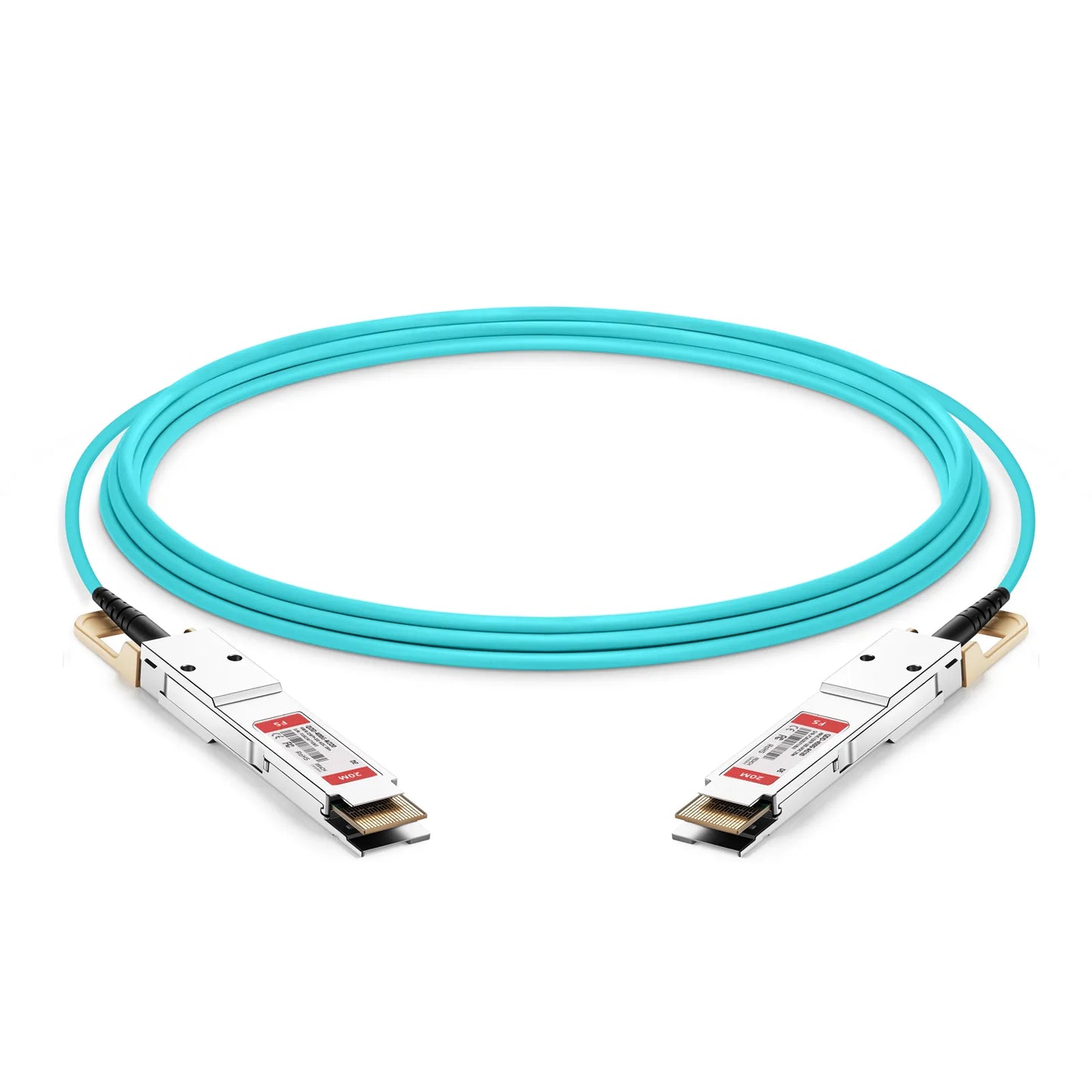 20m (66ft) Dell AOC-Q56DD-400G-20M Compatible 400G QSFP-DD 8 x 50G PAM4 Active Optical Cable