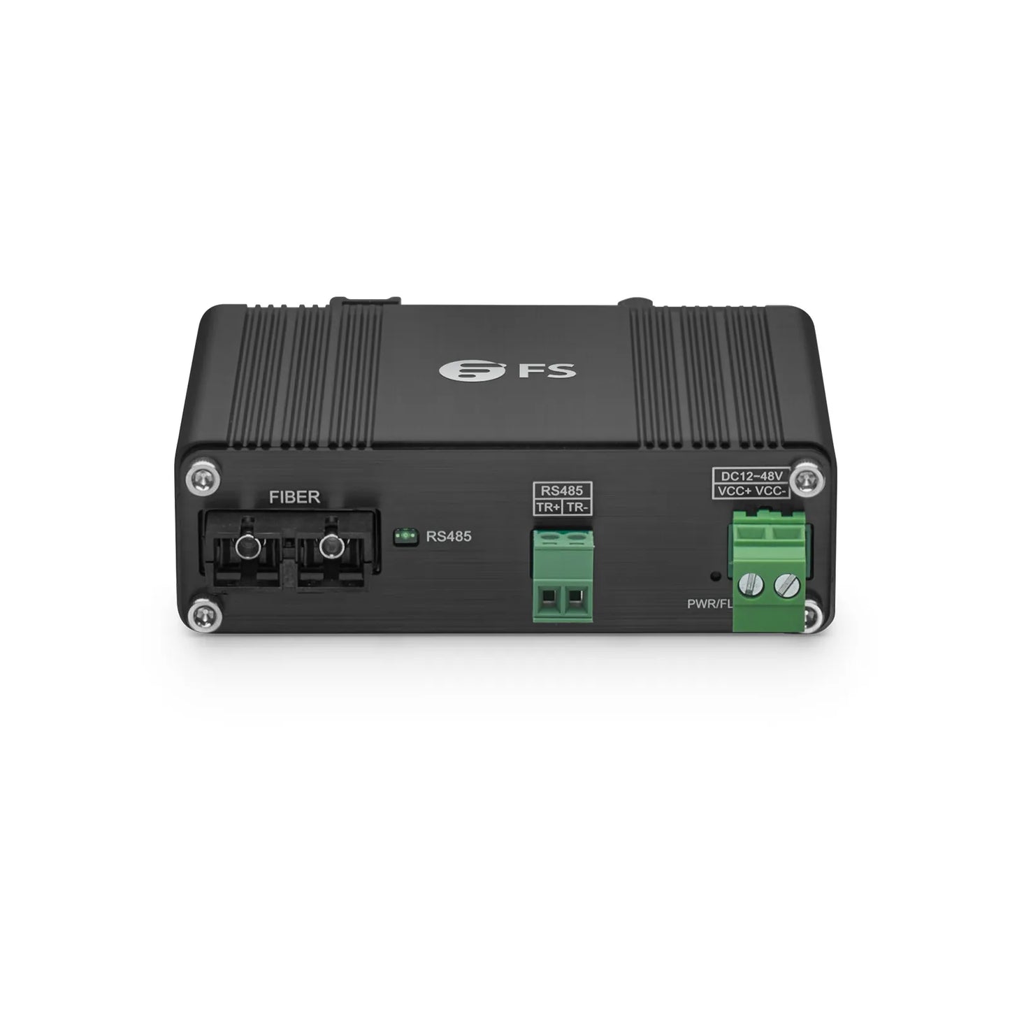 Industrial Unmanaged 1 x RS485 2-Wire to 1 x 100Base-X Multimode SC 850nm 550m Ethernet Media Converter