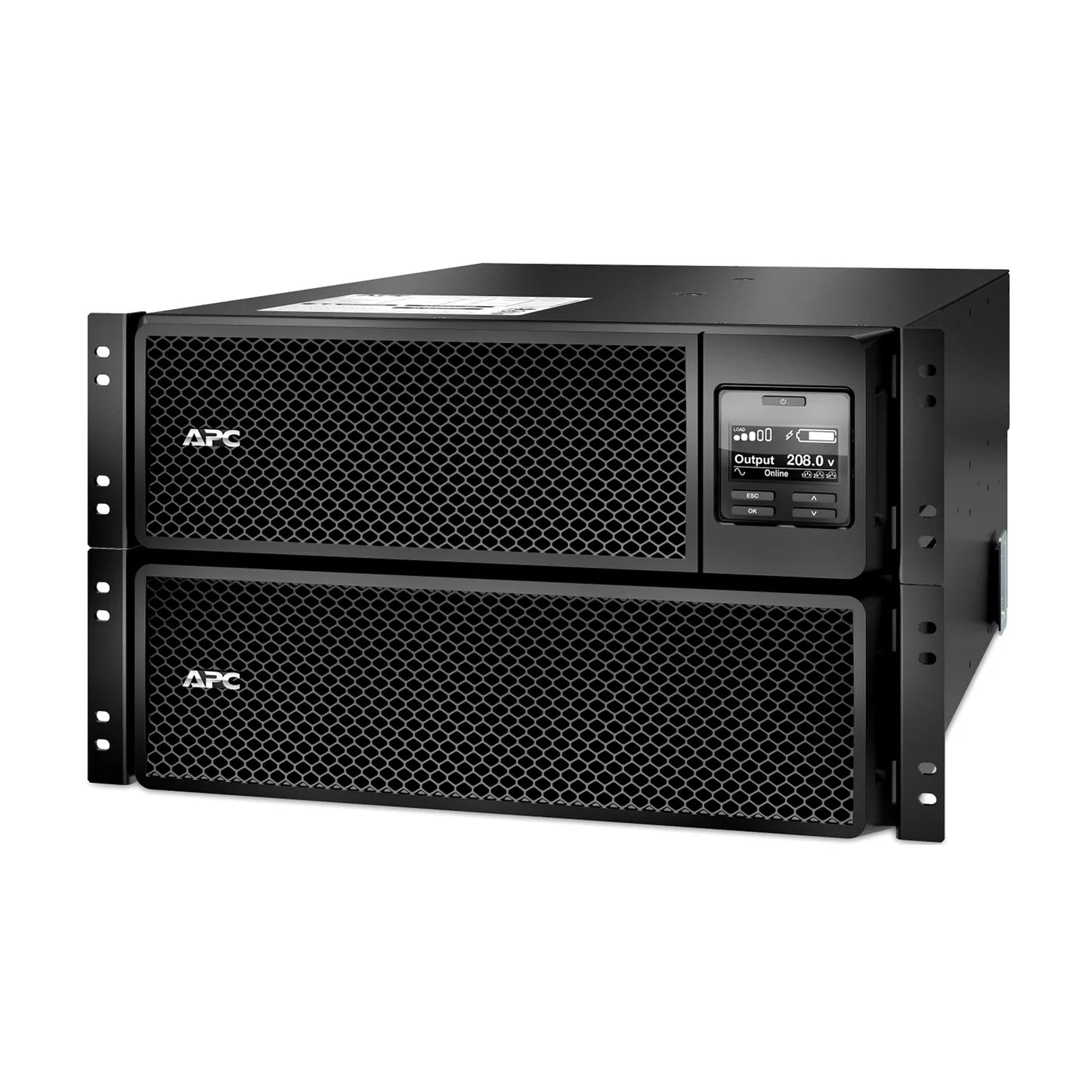 APC Smart-UPS On-line, 8kVA/8kW, 208V, 4 x L6-20R & 2 x L6-30R NEMA Outlets, Network Card & SmartSlot, 4 Replaceable Battery Modules Included, Rack 6U/Tower Convertible