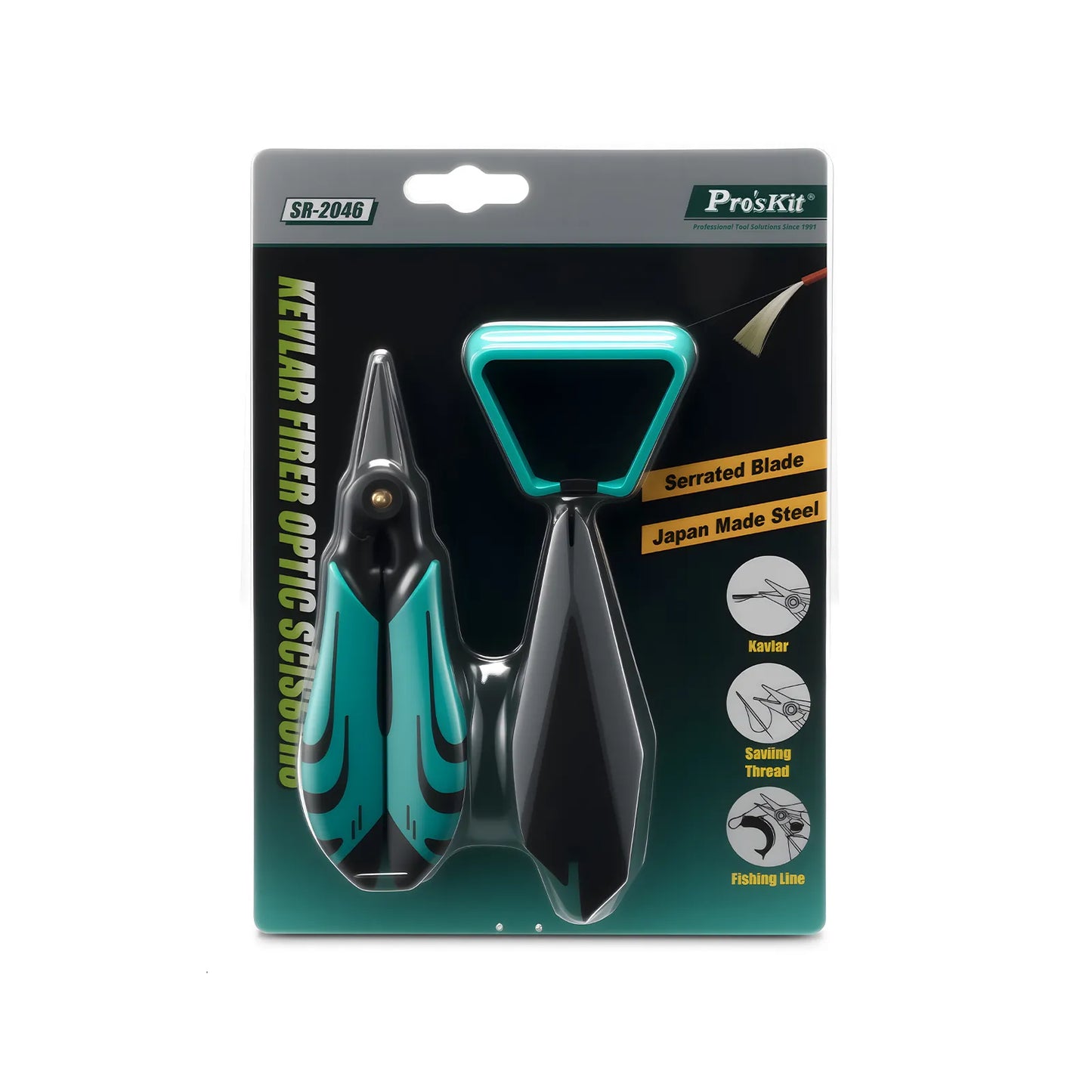 Pro'sKit® Kevlar Fiber Optic Cutter SR-2046