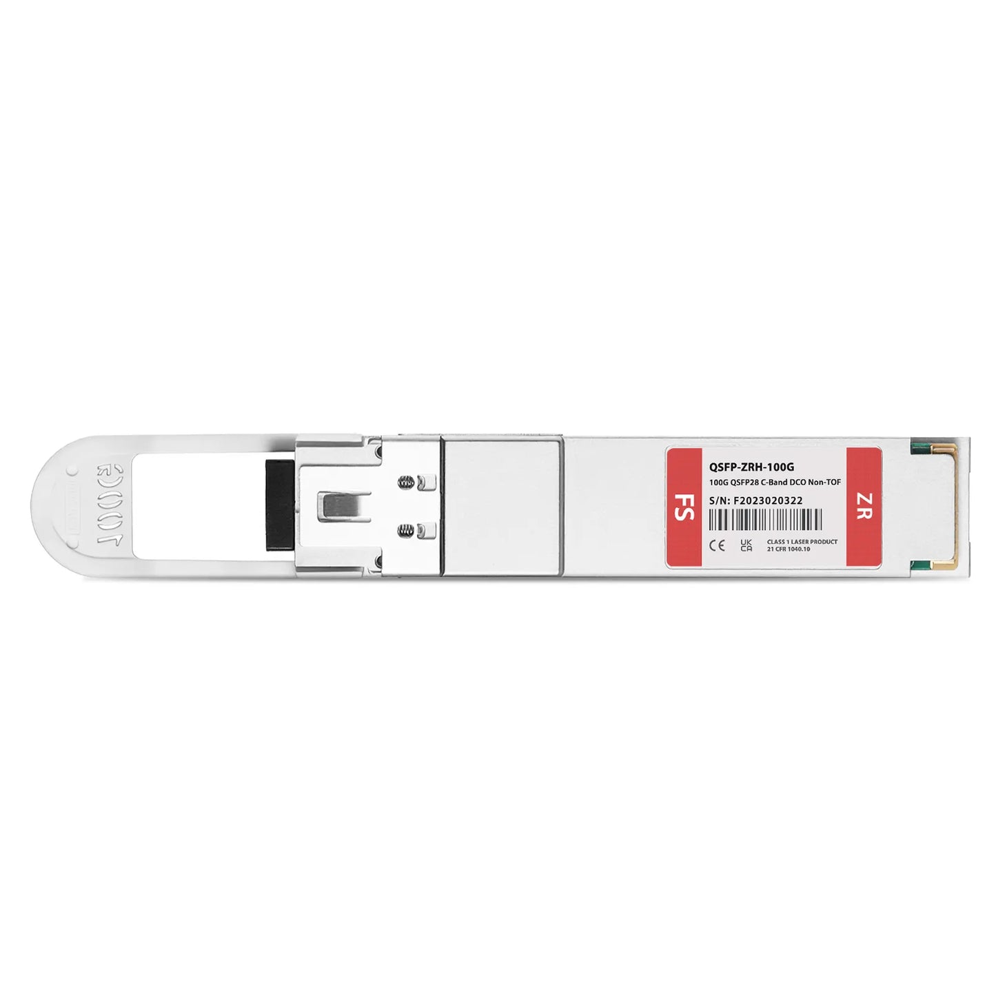 Generic Compatible QSFP28 High-Power w/o TOF DCO 100G DWDM C-band Tunable Coherent ≤120km DOM Duplex LC/UPC SMF Optical Transceiver Module for Transmission