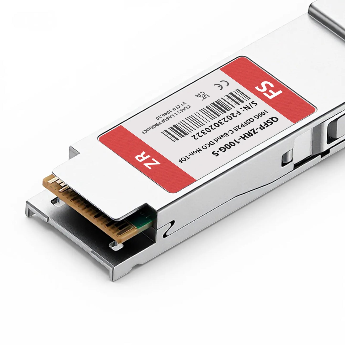 Cisco Compatible QSFP28 High-Power w/o TOF DCO 100G DWDM C-band Tunable Coherent ≤120km DOM Duplex LC/UPC SMF Optical Transceiver Module for Transmission