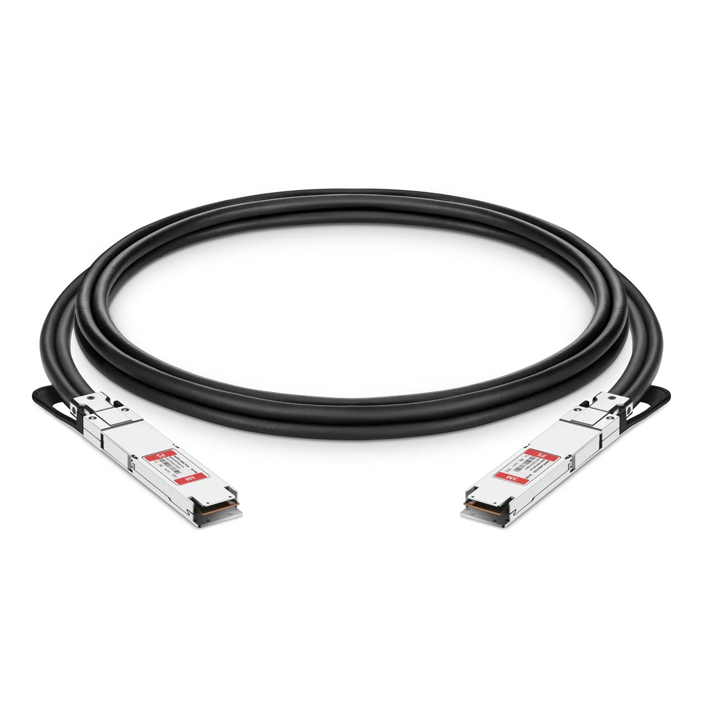 3m (10ft) NVIDIA/Mellanox MCP4Y10-N003-FLT Compatible 800G OSFP 8 x 100G PAM4 Flat Top Ethernet Passive Direct Attach Copper Twinax Cable