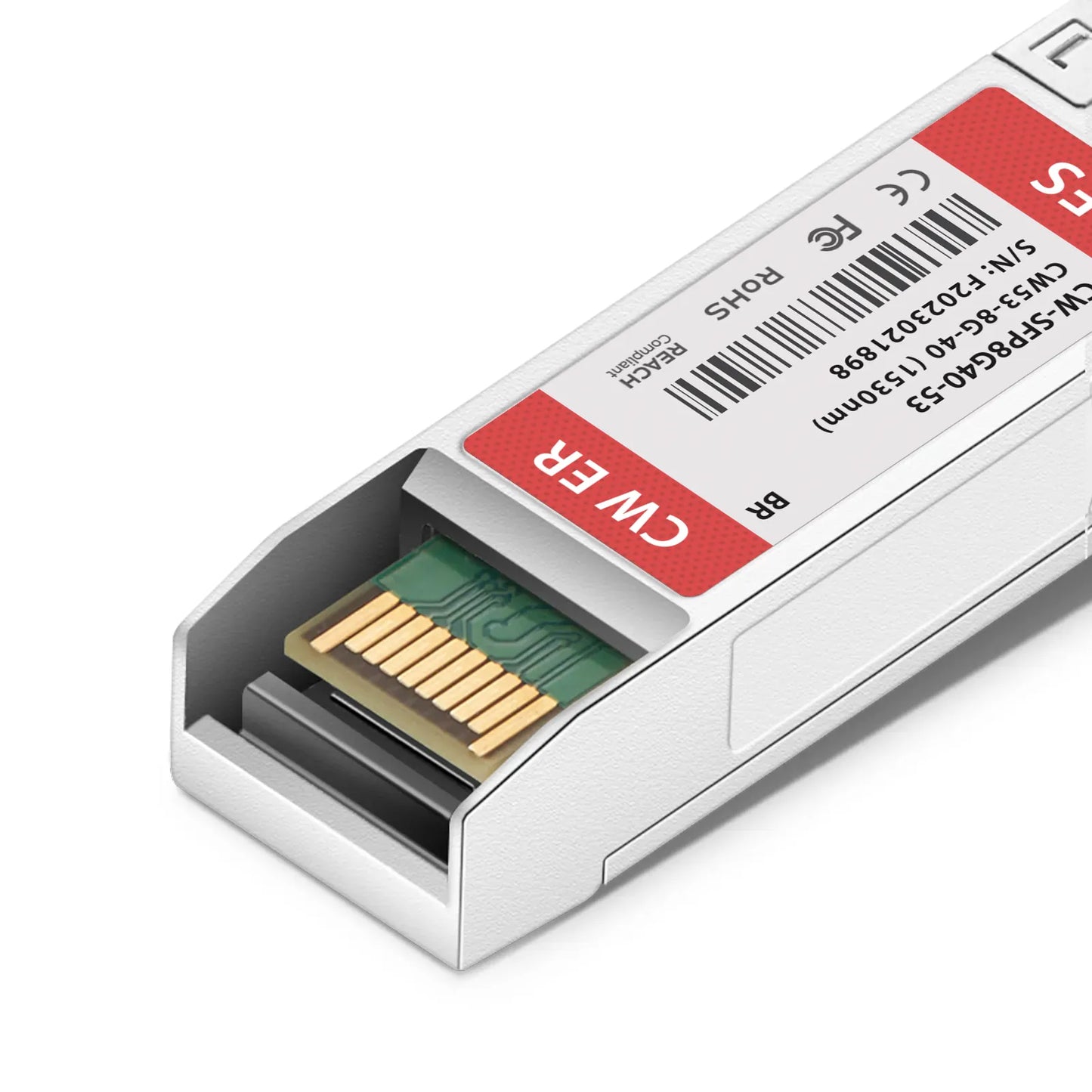 Brocade Compatible SFP+ 8G Fibre Channel CWDM 1530nm 40km DOM Duplex LC/UPC SMF Optical Transceiver Module