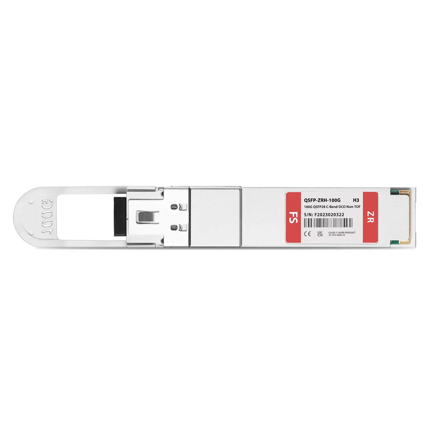 H3C Compatible QSFP28 High-Power w/o TOF DCO 100G DWDM C-band Tunable Coherent ≤120km DOM Duplex LC/UPC SMF Optical Transceiver Module for Transmission