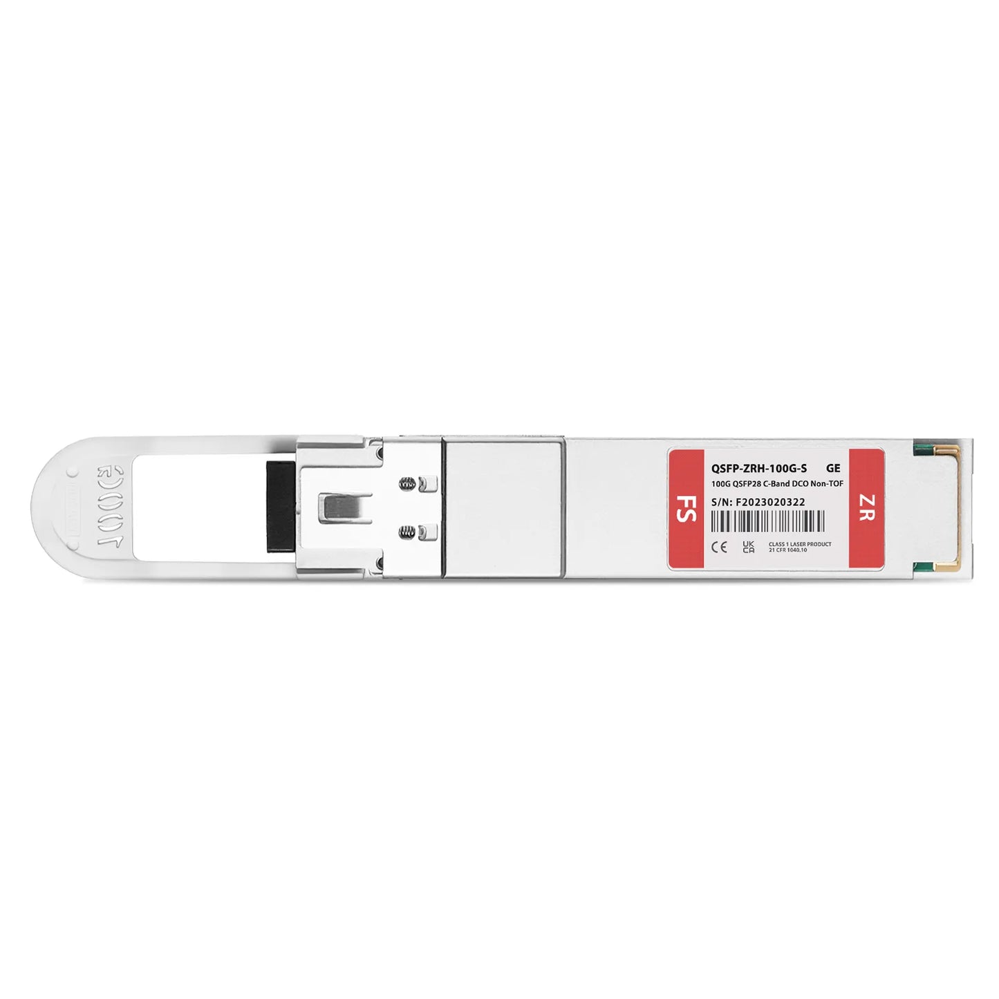 Generic Compatible QSFP28 High-Power w/o TOF DCO 100G DWDM C-band Tunable Coherent ≤120km DOM Duplex LC/UPC SMF Optical Transceiver Module for Transmission