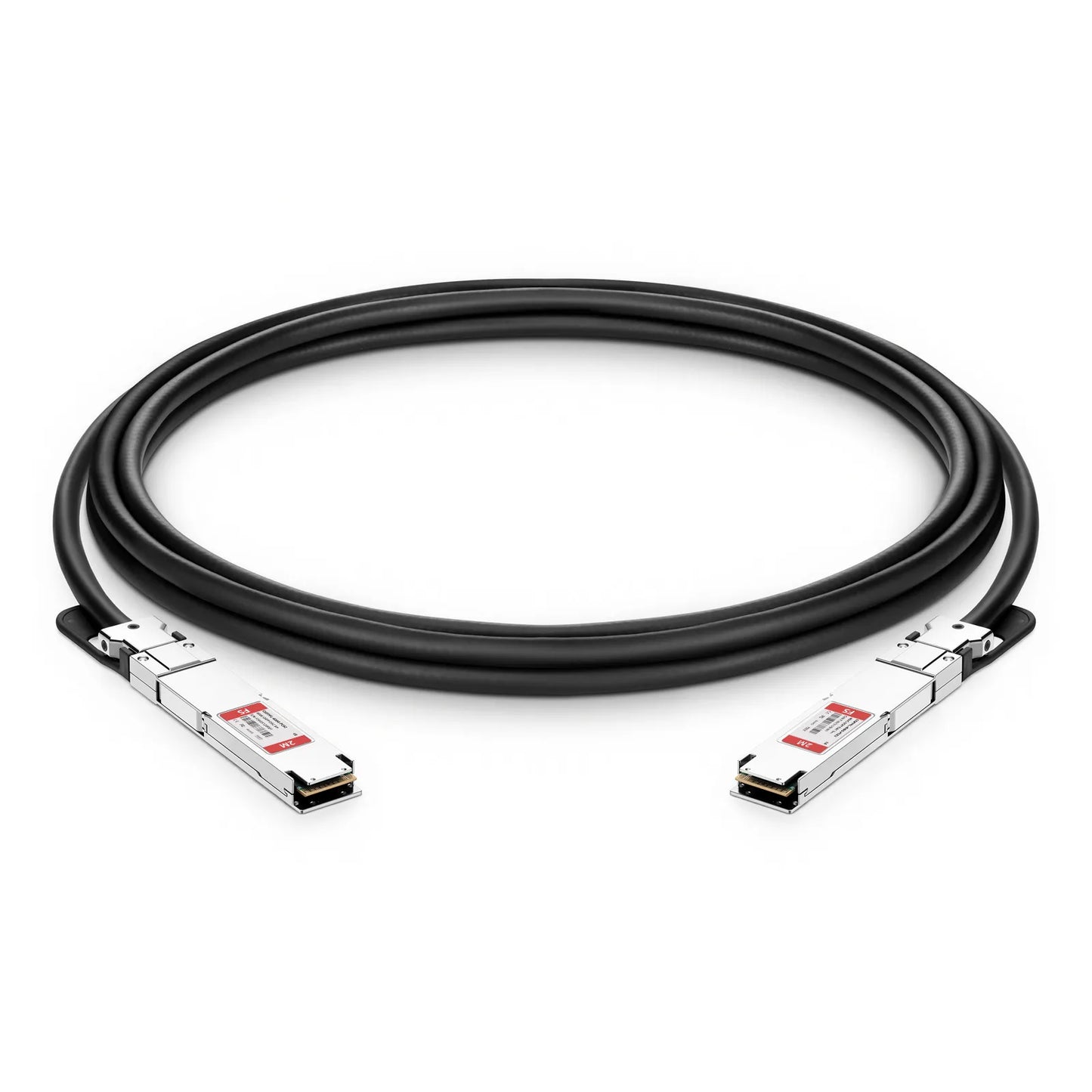 2m (7ft) Generic Compatible 400G OSFP 8 x 50G PAM4 Flat Top Passive Direct Attach Copper Twinax Cable