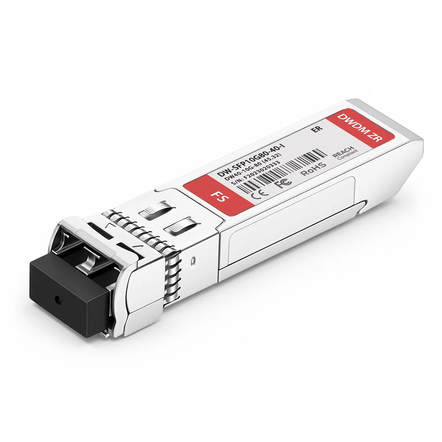 Ericsson C40 Compatible SFP+ 10G DWDM 1545.32nm 100GHz 80km DOM Duplex LC/UPC SMF Optical Transceiver Module For 4G Wireless (Industrial)