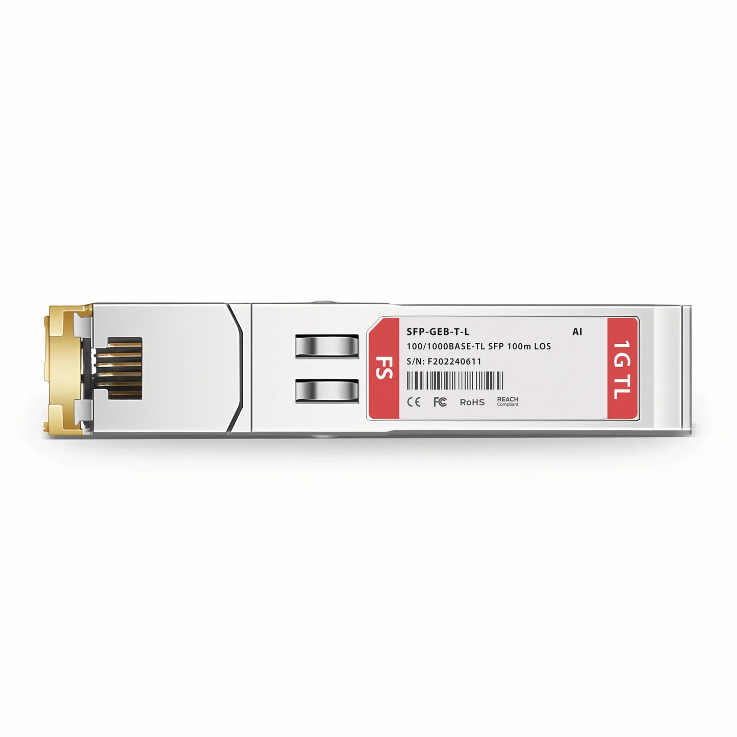 Arista Networks Compatible 100/1000BASE-TL SFP SGMII Copper 100m RJ-45 Transceiver Module (LOS)