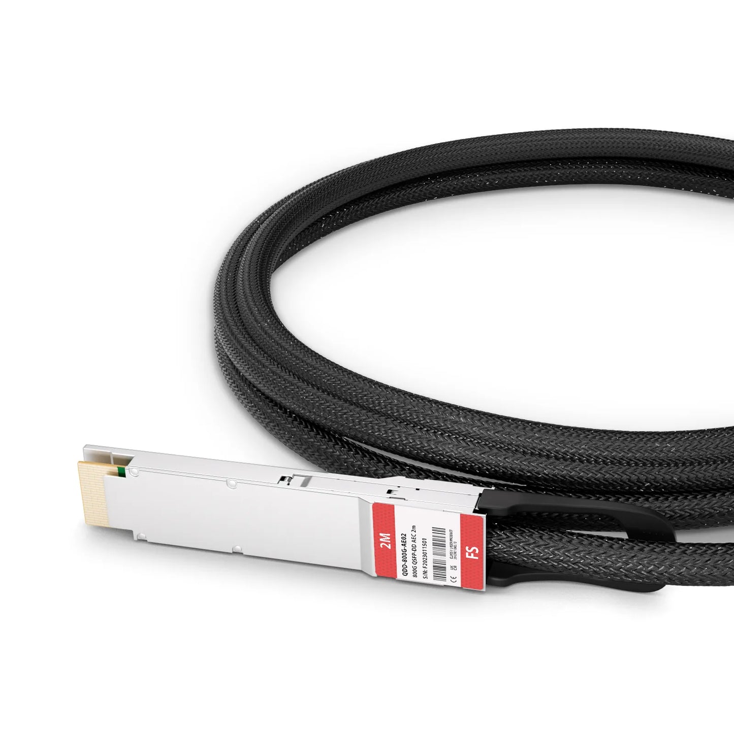 2m (7ft) Cisco Compatible 800G QSFP-DD 8 x 100G PAM4 Active Electrical Cable