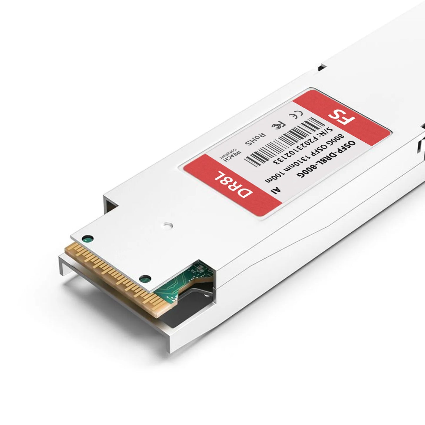 Arista Networks Compatible 800GBASE 2xDR4/DR8 OSFP Finned Top 8 x 100G PAM4 1310nm 100m DOM Dual MPO-12/APC SMF Optical Transceiver Module