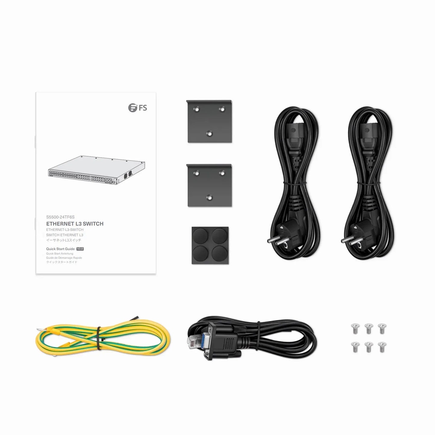S5500-24TF6S, 48-Port Gigabit Ethernet L3 Switch, 24 x Gigabit RJ45, 24 x 1Gb SFP, with 6 x 10Gb SFP+ Uplinks, Support Stacking